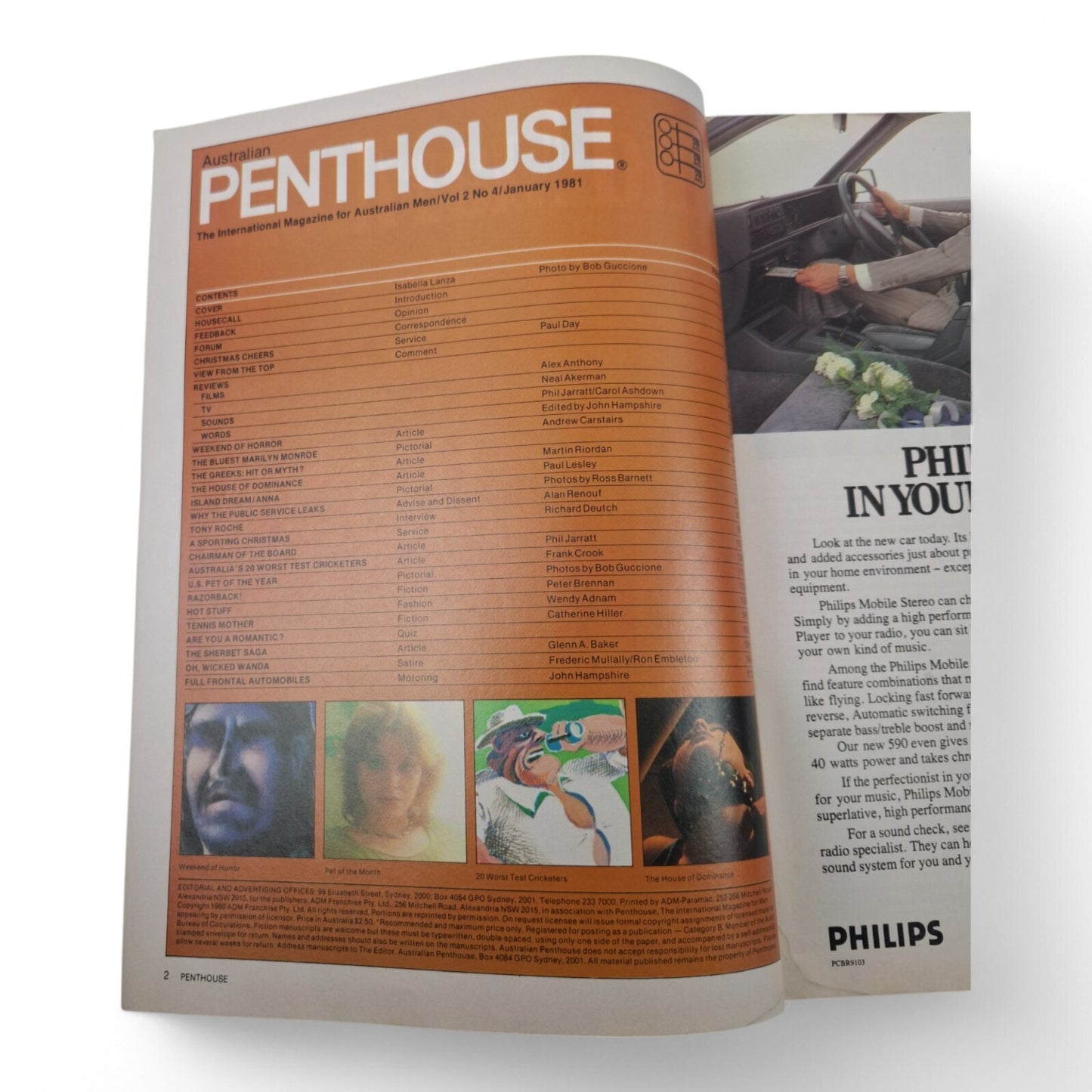AUSTRALIAN PENTHOUSE Men's Magazine January 1981 Complete