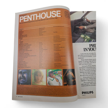 AUSTRALIAN PENTHOUSE Men's Magazine January 1981 Complete
