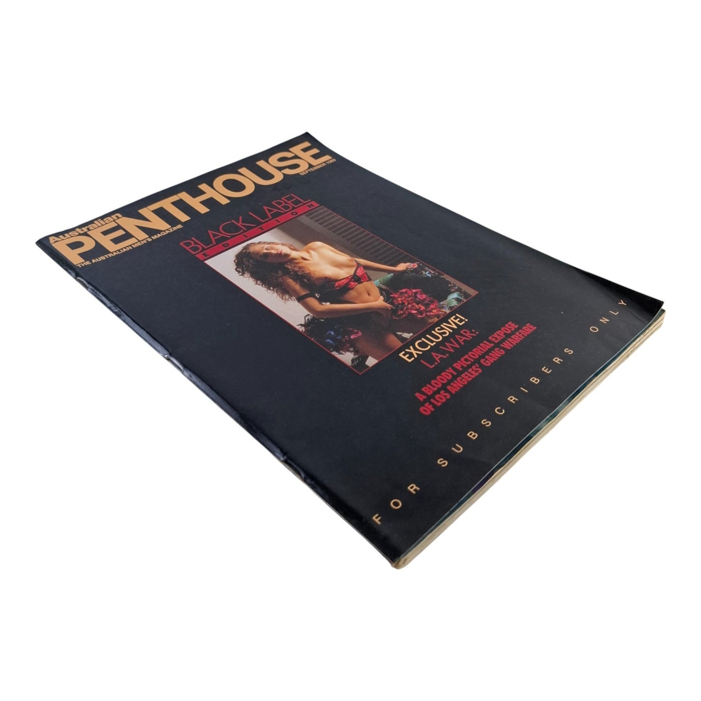 Australian Penthouse Magazine - Black September 1989 Nikki Willaims