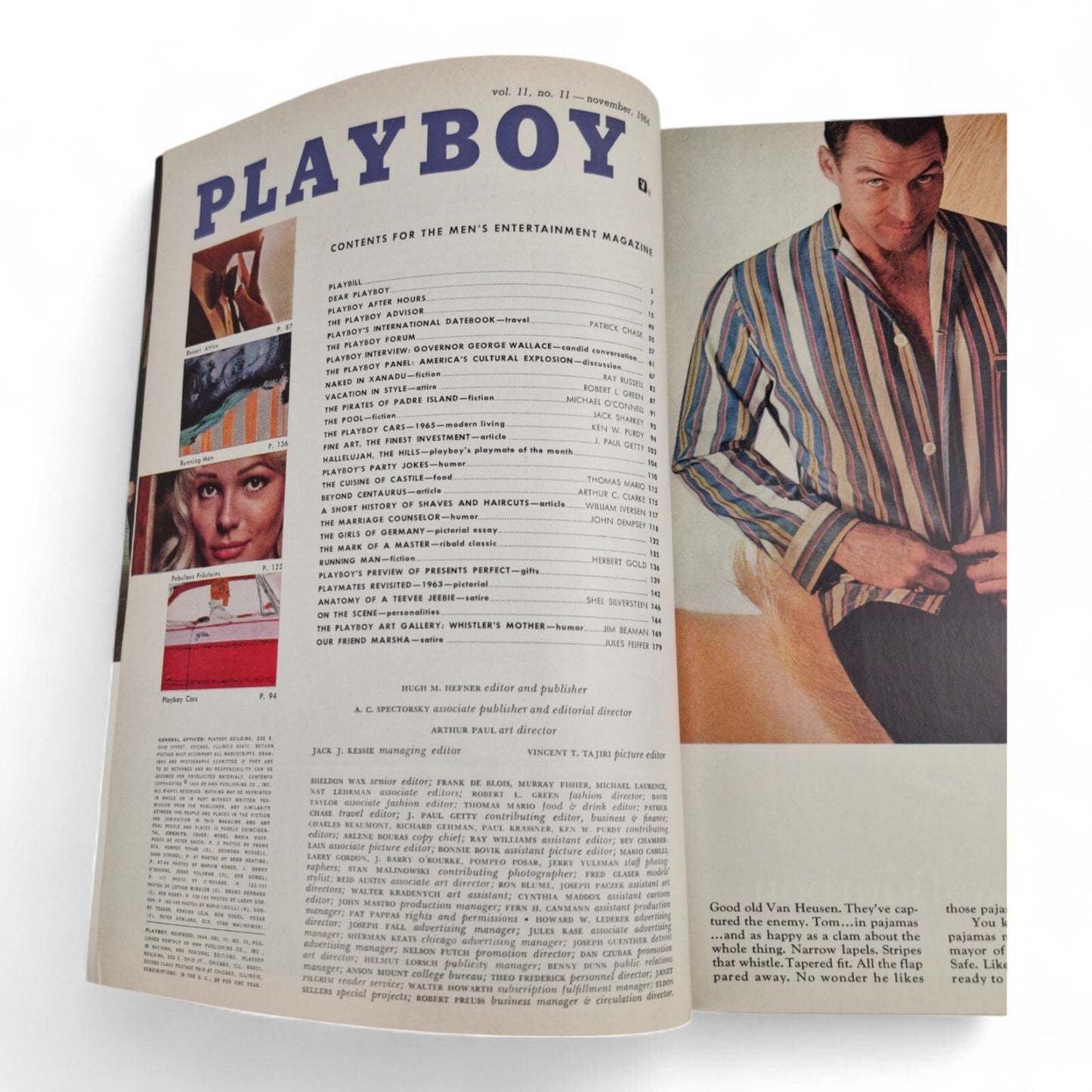 PLAYBOY Magazine November 1964 Maria Hoff COMPLETE