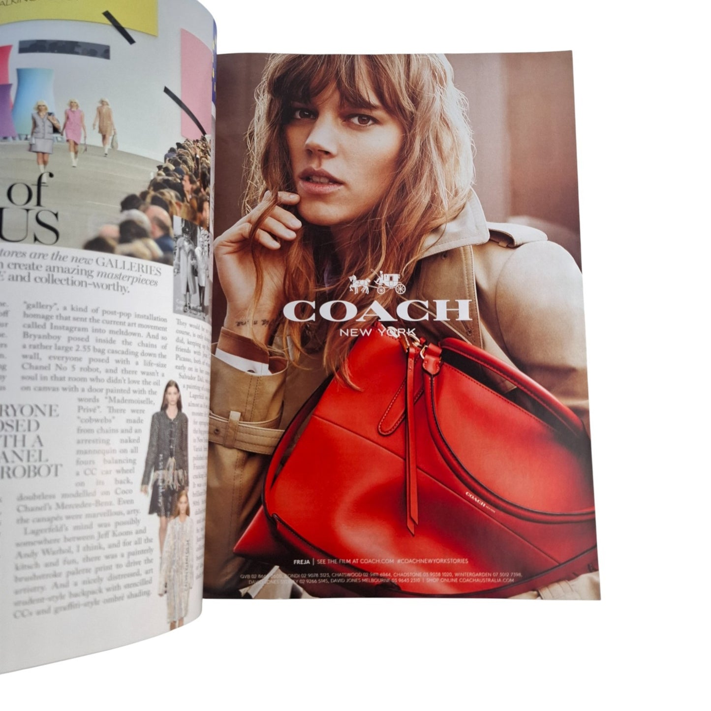 Vogue Australia Magazine March 2014 Mia Wasikowska Cover EXCELLENT