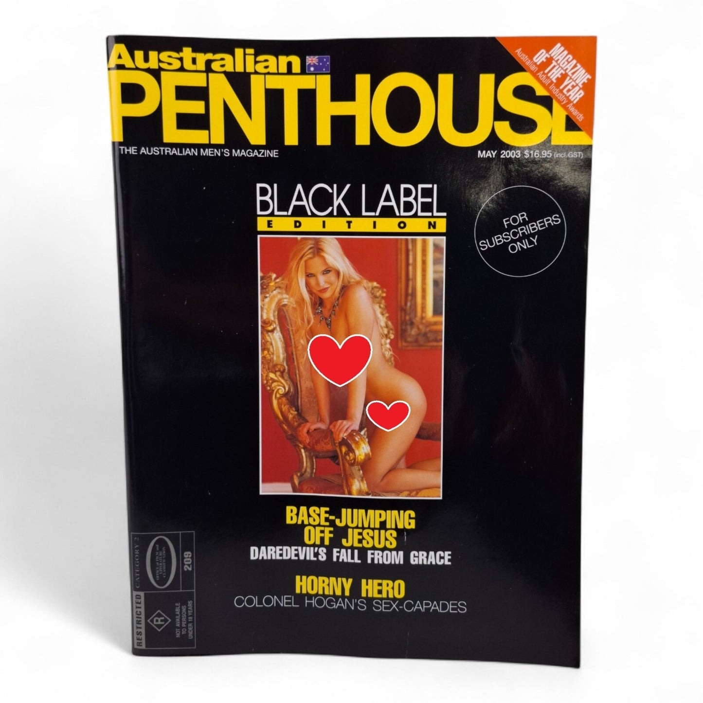 Australian Penthouse Magazine - Black Label May 2003 Complete Playboy