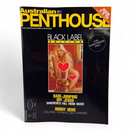 Australian Penthouse Magazine - Black Label May 2003 Complete Playboy
