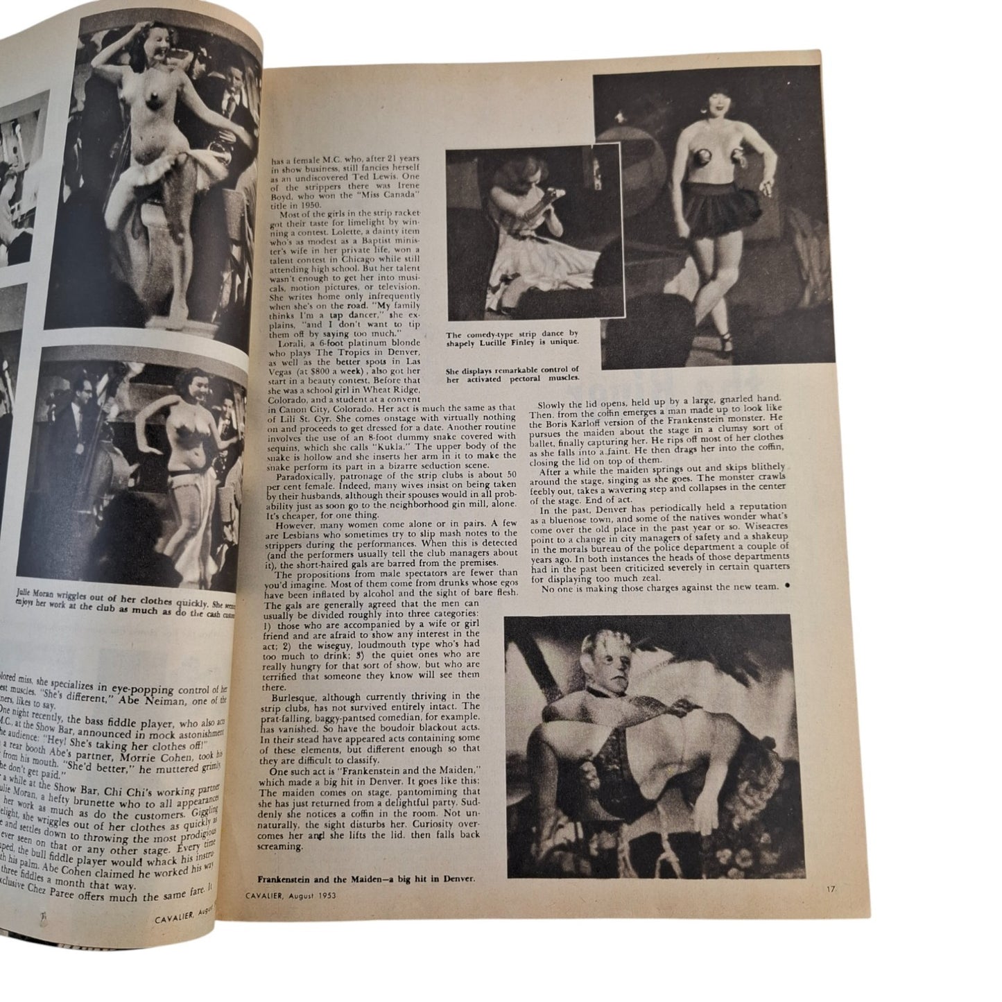 Cavalier Magazine Australia August 1953 Vol. 1 No. 1 PREMIER ISSUE Playboy