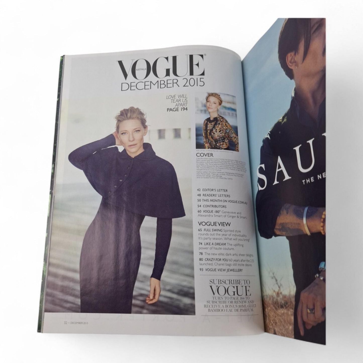 Vogue Australia Magazine December 2015 Cate Blanchett COMPLETE EXC.