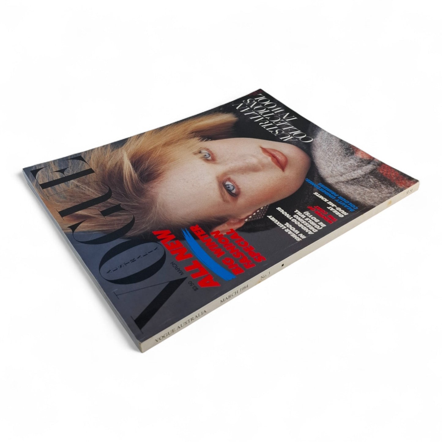 Vogue Australia magazine - March 1984 - with article on Anne Summers