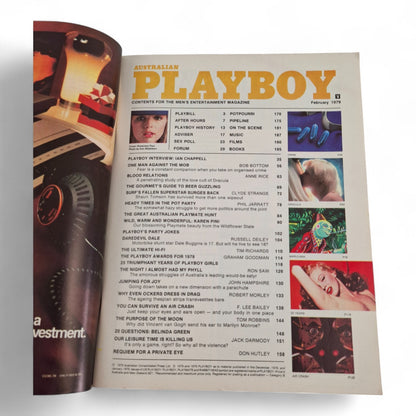 Australian Playboy Magazine February 1979 FIRST ISSUE - EXCELLENT