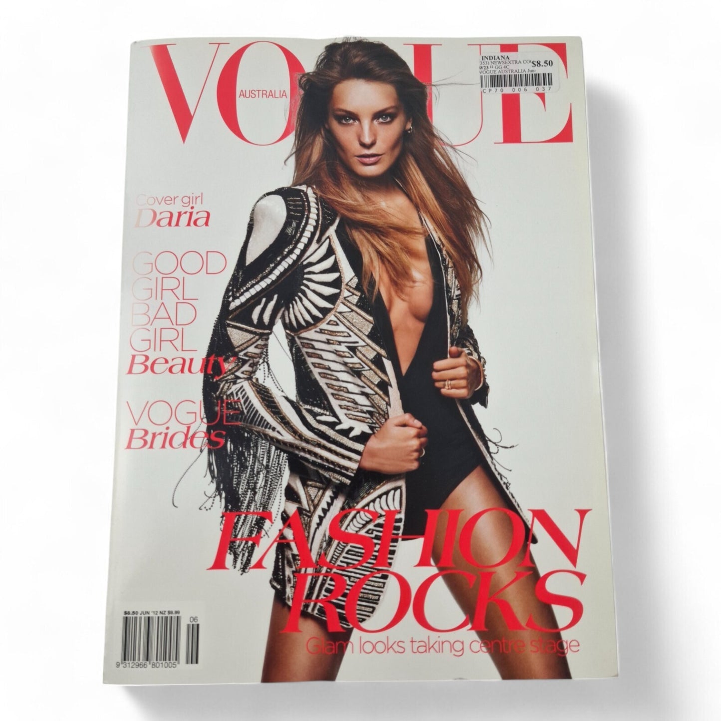 Vogue Australia Magazine June 2012 Daria Werbowy