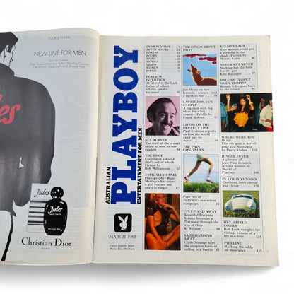 Australian Playboy Magazine March 1983 Jennifer Jared / Barbara Riemer