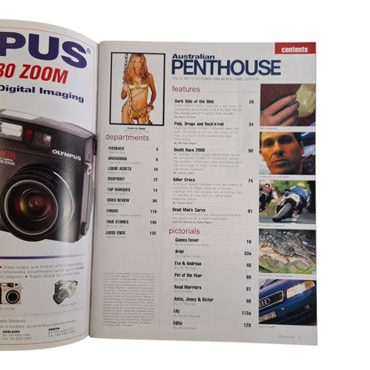 Australian Penthouse Magazine October 2000 Bree Maddox