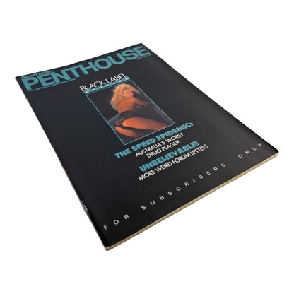 Australian Penthouse Magazine - Black Edition February 1991 Goldie Stevens