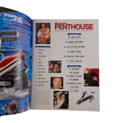 Australian Penthouse Magazine December 1996 Jacqui Quinlan /Janique /Kate Coombs