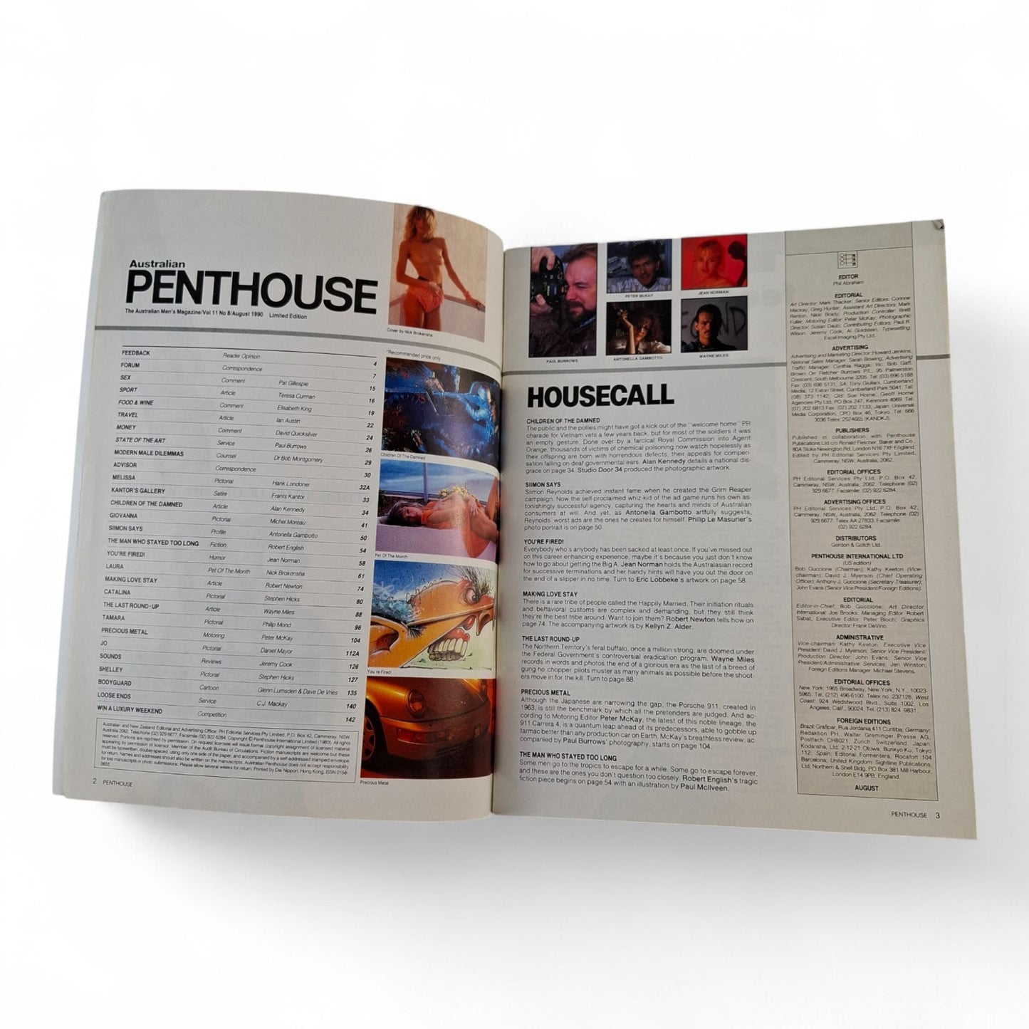 Australian Penthouse Magazine - Limited Edition August 1990 Laura Willis