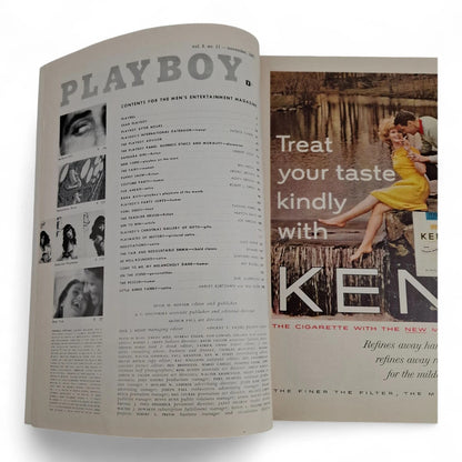 Playboy Magazine 1962 Avis Kimble COMPLETE