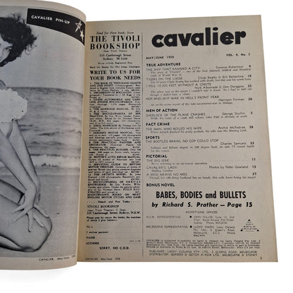 Cavalier Magazine Australia For Men June 1958 Vol. 4 No. 5 Meiling Gordon