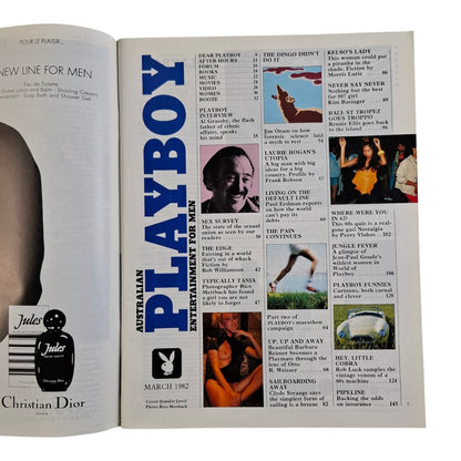 Australian Playboy Magazine March 1983 Jennifer Jared / Barbara Riemer