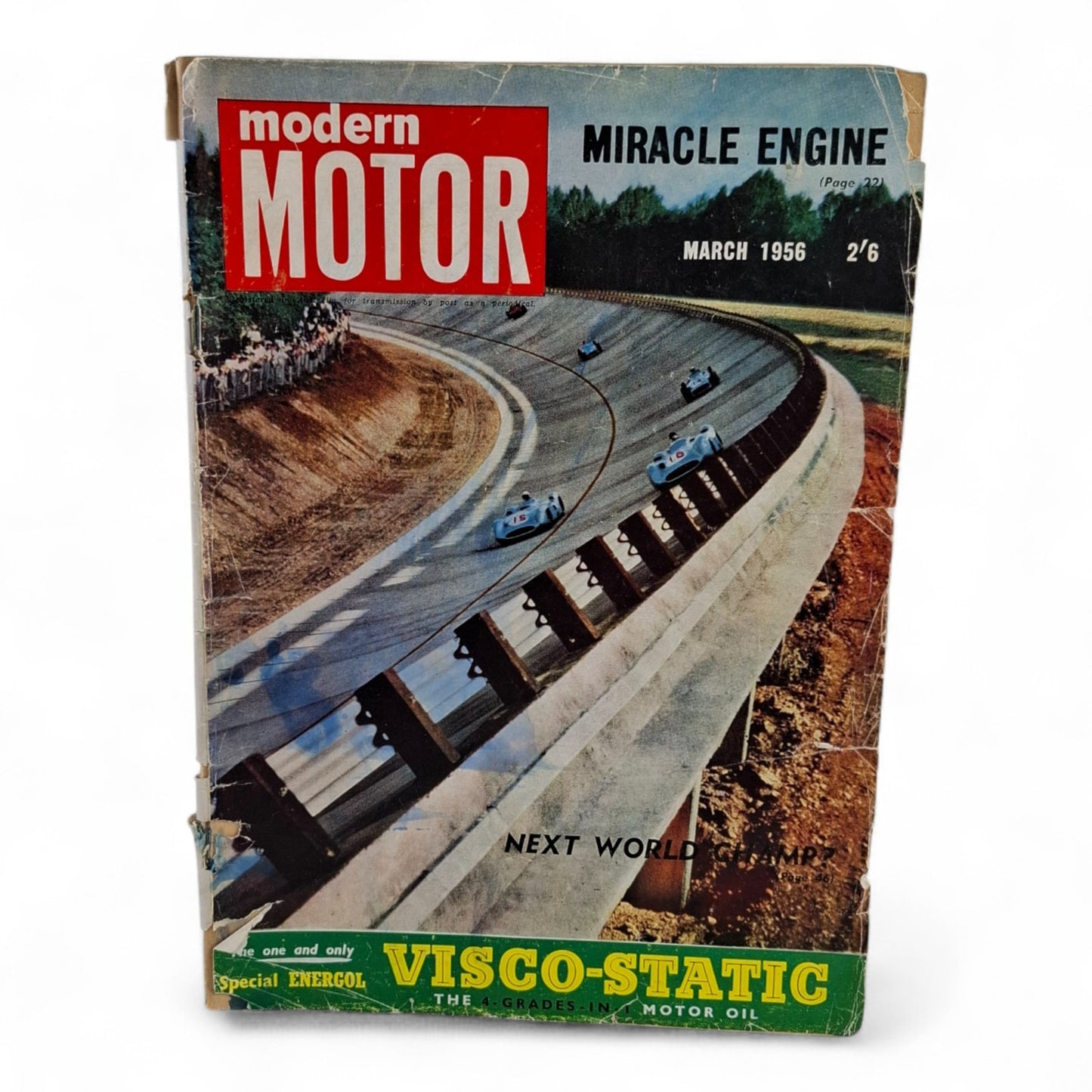 Modern Motor Magazine March 1956 Mercedes Fangio / Moss