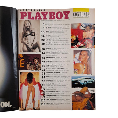 Australian Playboy Magazine August 1990 Sharon Stone / Catherine Berger