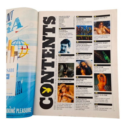 Australian Playboy Magazine February 1986 Jakki Govan