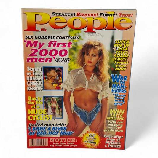 Australian PEOPLE MAGAZINE With PIX December 9th 1992 Lisa Bangert