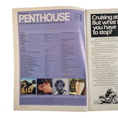 Australian Penthouse Magazine July 1981 Cody Carmack / Lynda Leftwich
