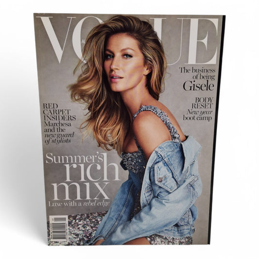 Vogue Australia Magazine January 2015  Gisele Bundchen Delphine Arnault