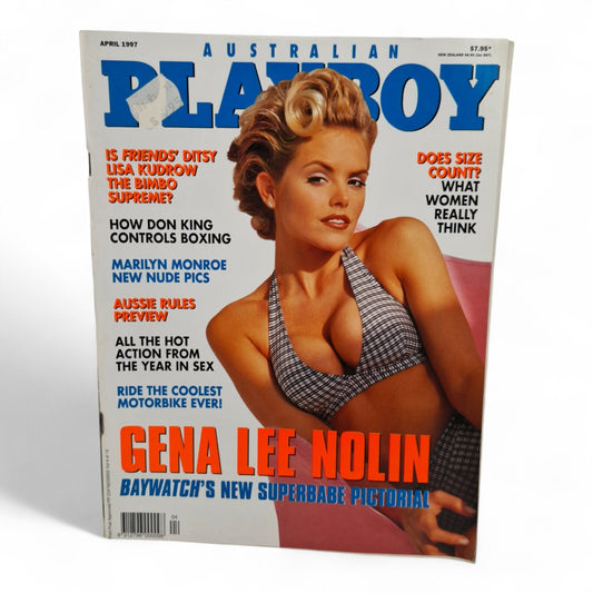 Australian Playboy Magazine April 1997 Gena Lee Nolin