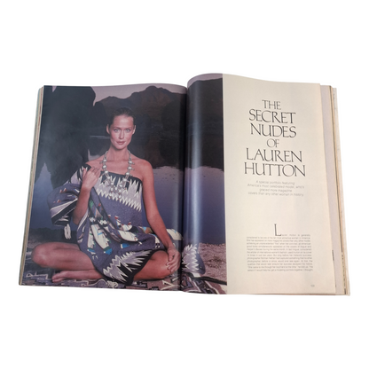 U.S PENTHOUSE Men's Magazine September 1986 Lauren Hutton