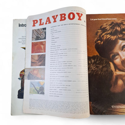 Vintage Playboy Magazine October 1972 Lynn Myers Sharon Johansen