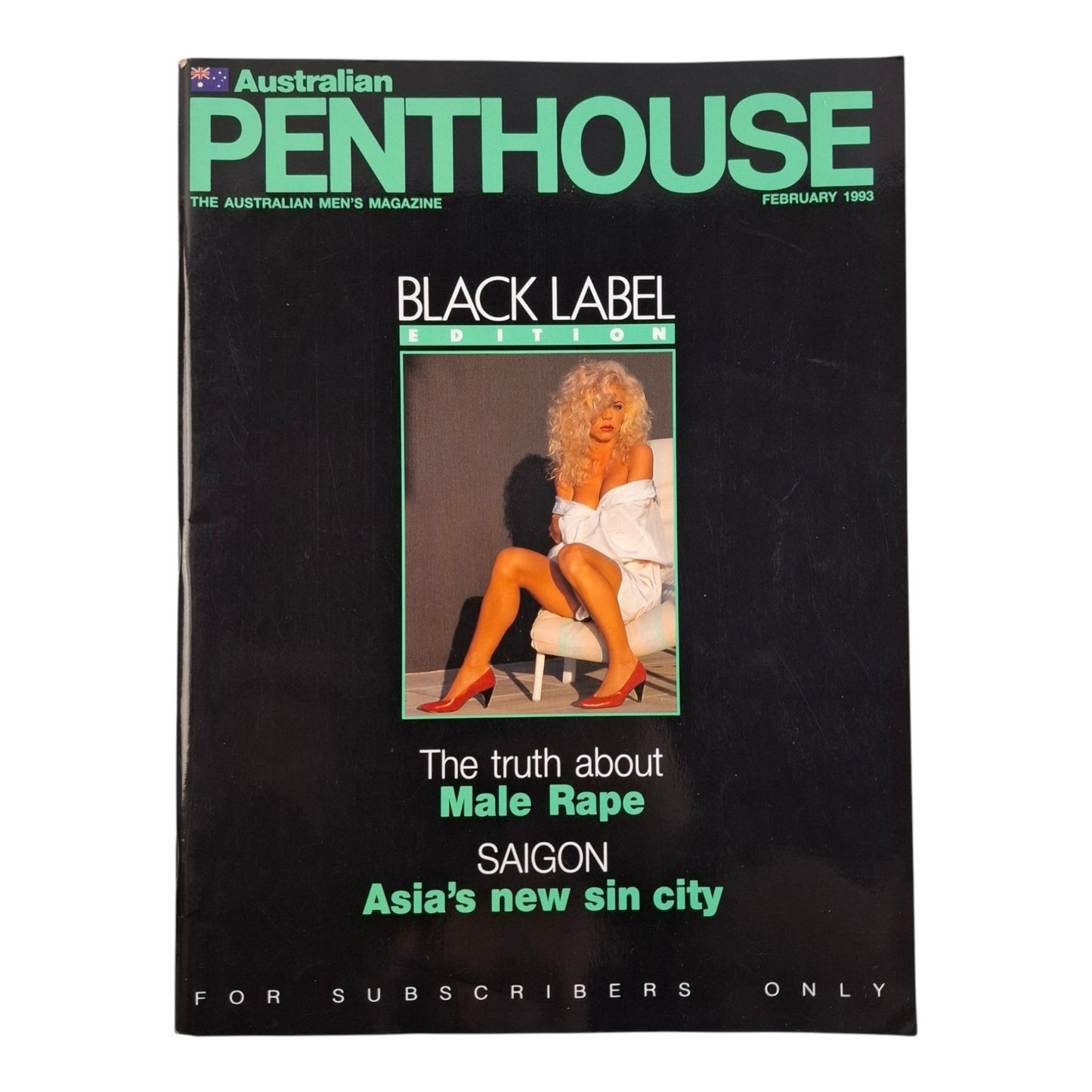 Australian Penthouse Magazine February 1993 Melissa Burrows / Tori
