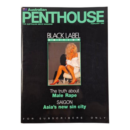 Australian Penthouse Magazine February 1993 Melissa Burrows / Tori