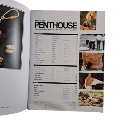 Australian Penthouse Magazine March 1993 Tori / Patty Krupys