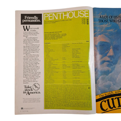 PENTHOUSE U.S Magazine June 1982 Laurie Loranger / Jane Felber