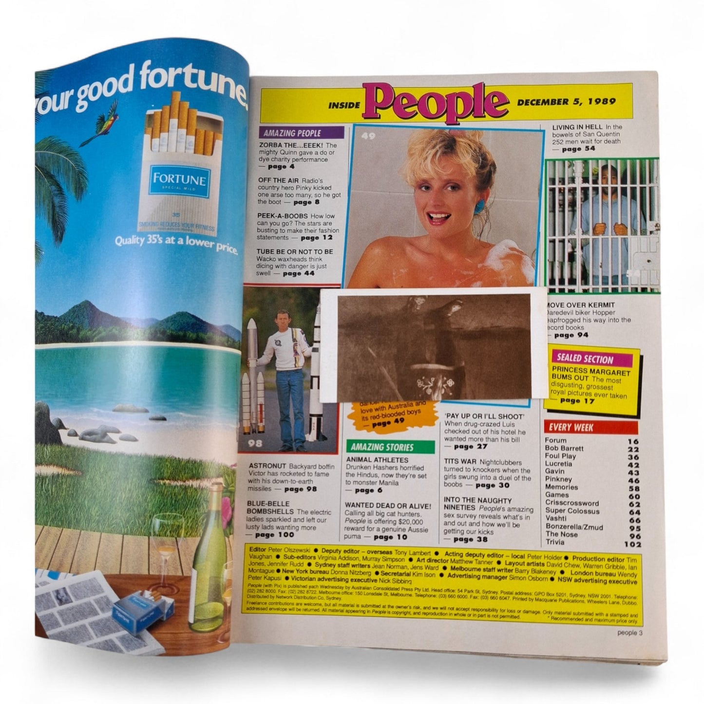 Australian People Magazine December 1989 Alison Brown