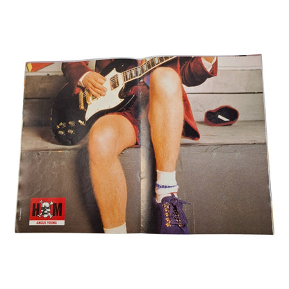 Hot Metal #19 Magazine September 1990 Anthrax - Megadeath - AC/DC