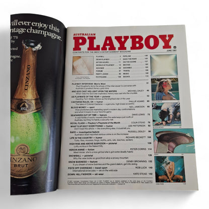 Vintage Australian Playboy Magazine June 1981  Denise Gauthier EXCELLENT