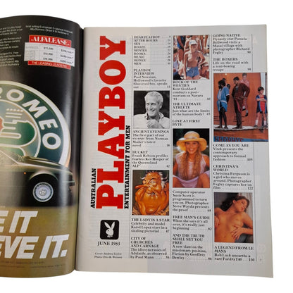 Australian Playboy Magazine June 1983 Karol Lopez / Suzie Scott