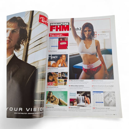 FHM Singapore Magazine - Halle Berry #65 March 2004