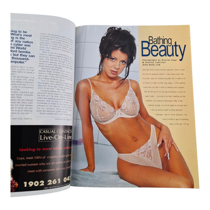 AUSTRALIAN PENTHOUSE Men's Magazine Black Label March 2001 Lacey