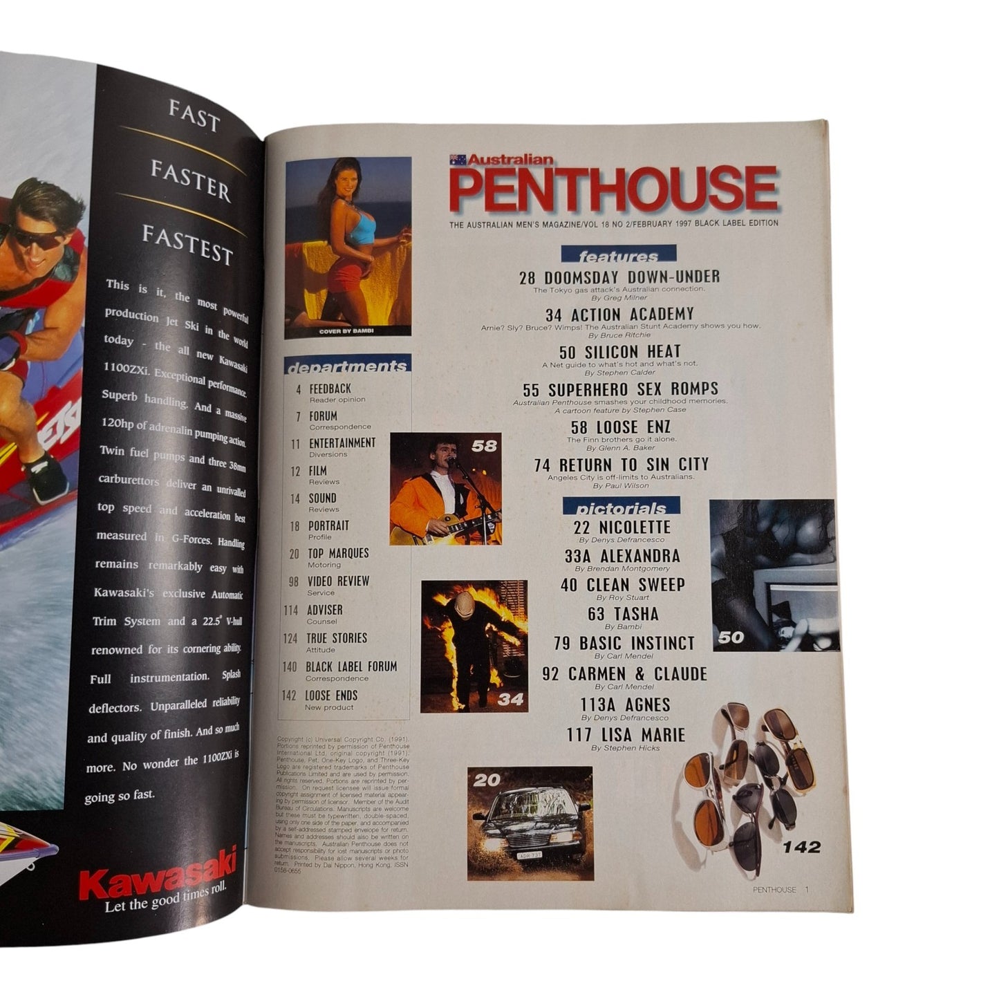 Australian Penthouse Magazine - February 1997 Tasha de Silva