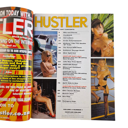 Australian Hustler Magazine January 1997 Vol. 2 no. 1 Julie Ray