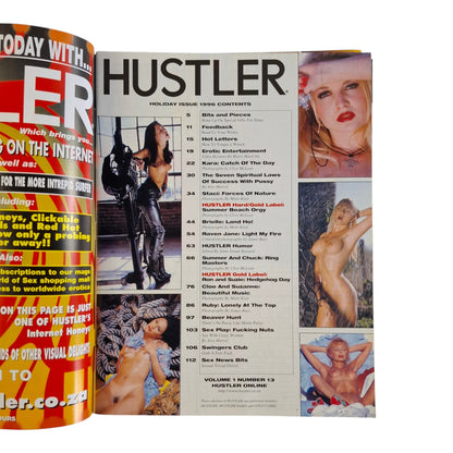 Australian Hustler Magazine Holiday Issue 1996 Raven Jane