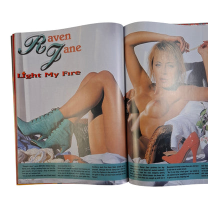 Australian Hustler Magazine Holiday Issue 1996 Raven Jane